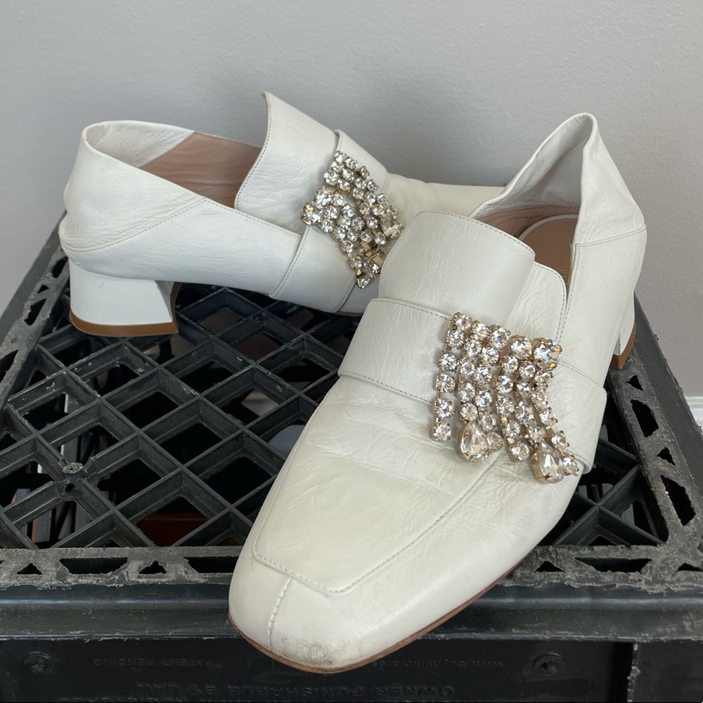 Stuart Weitzman heeled loafer